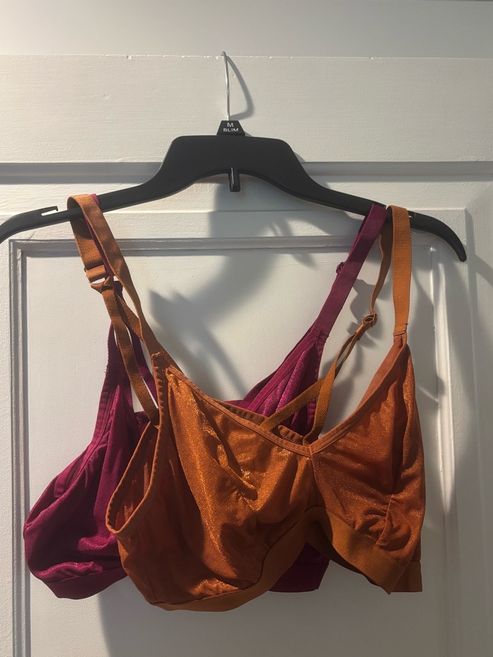 Set of 2 Auden Metallic Wireless Bralettes